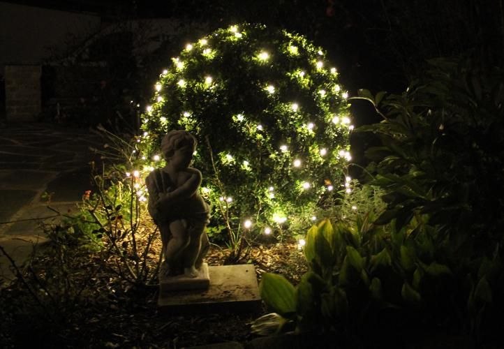 Świąteczne oświetlenie świecąca sieć 3 x 3 m ciepła biel z timerem 128 LED